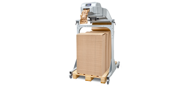 Paper cushioning machine