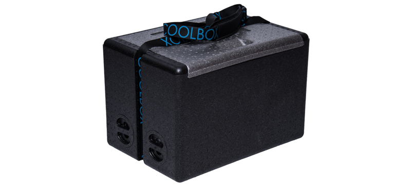 Une boîte isolante noire