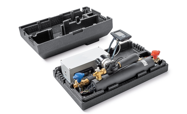 Un composant de chauffage noir 