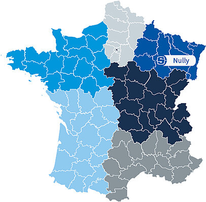 Un graphique de la France