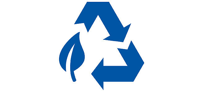 
			Man throwing something into the trash bin.